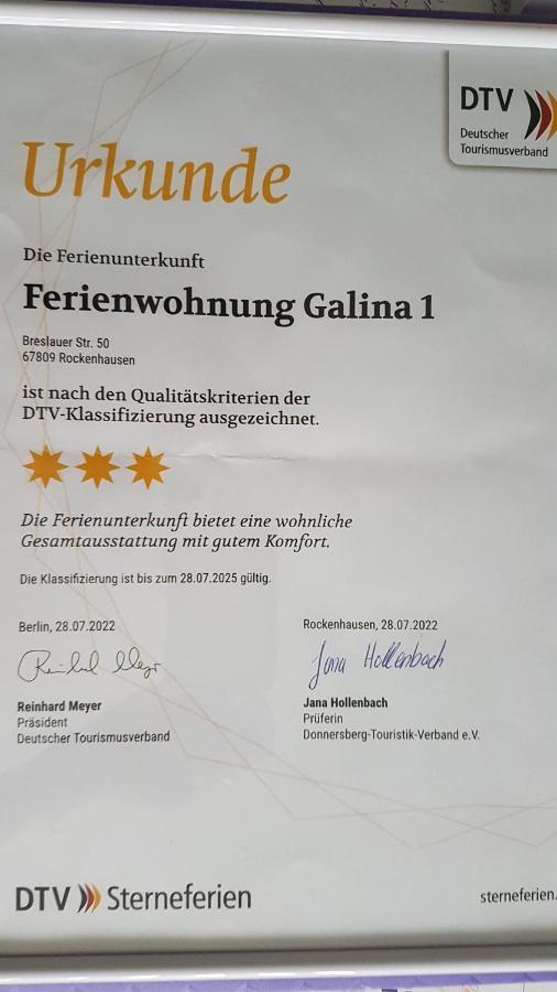 Ferienwohnung Galina 1 Rockenhausen Luaran gambar